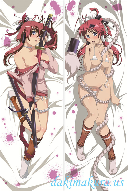 SAMURAI GIRLS - Musashi Miyamoto Full body waifu japanese anime pillowcases